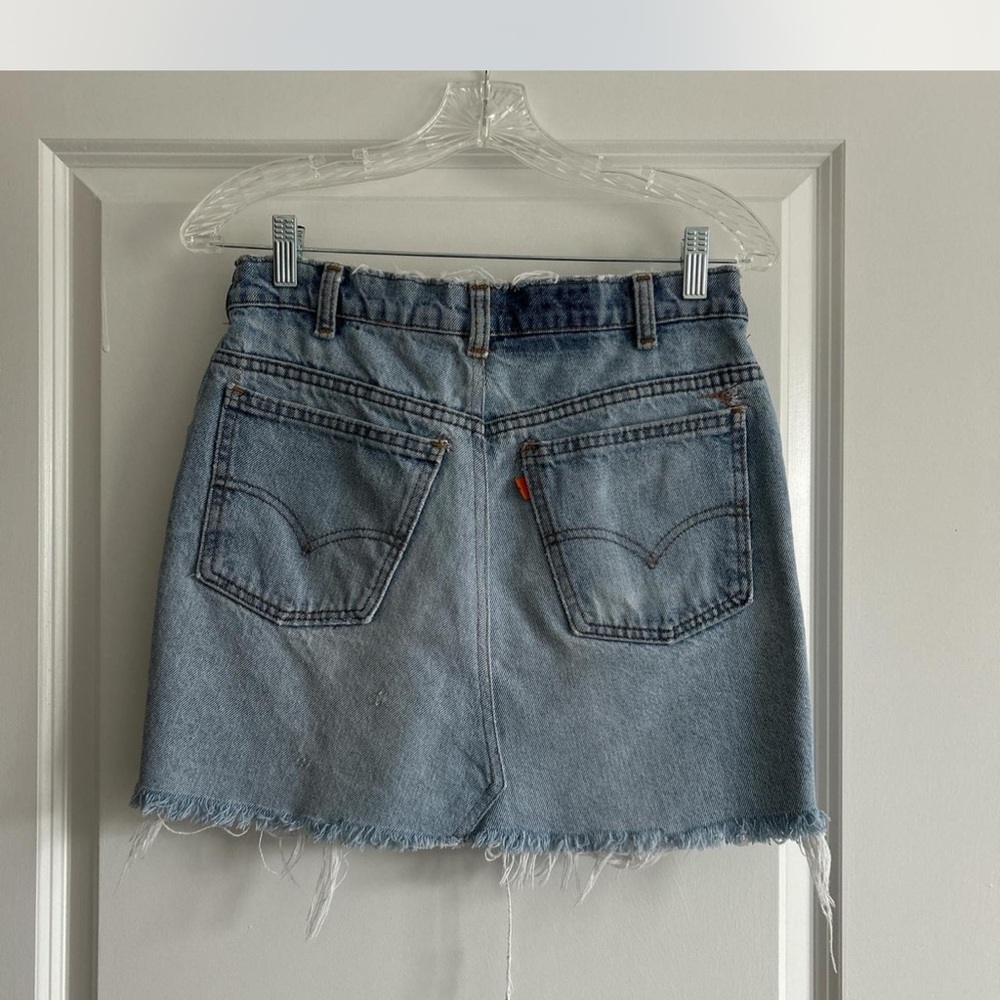 Vintage Levi's Light Blue Denim Skirt